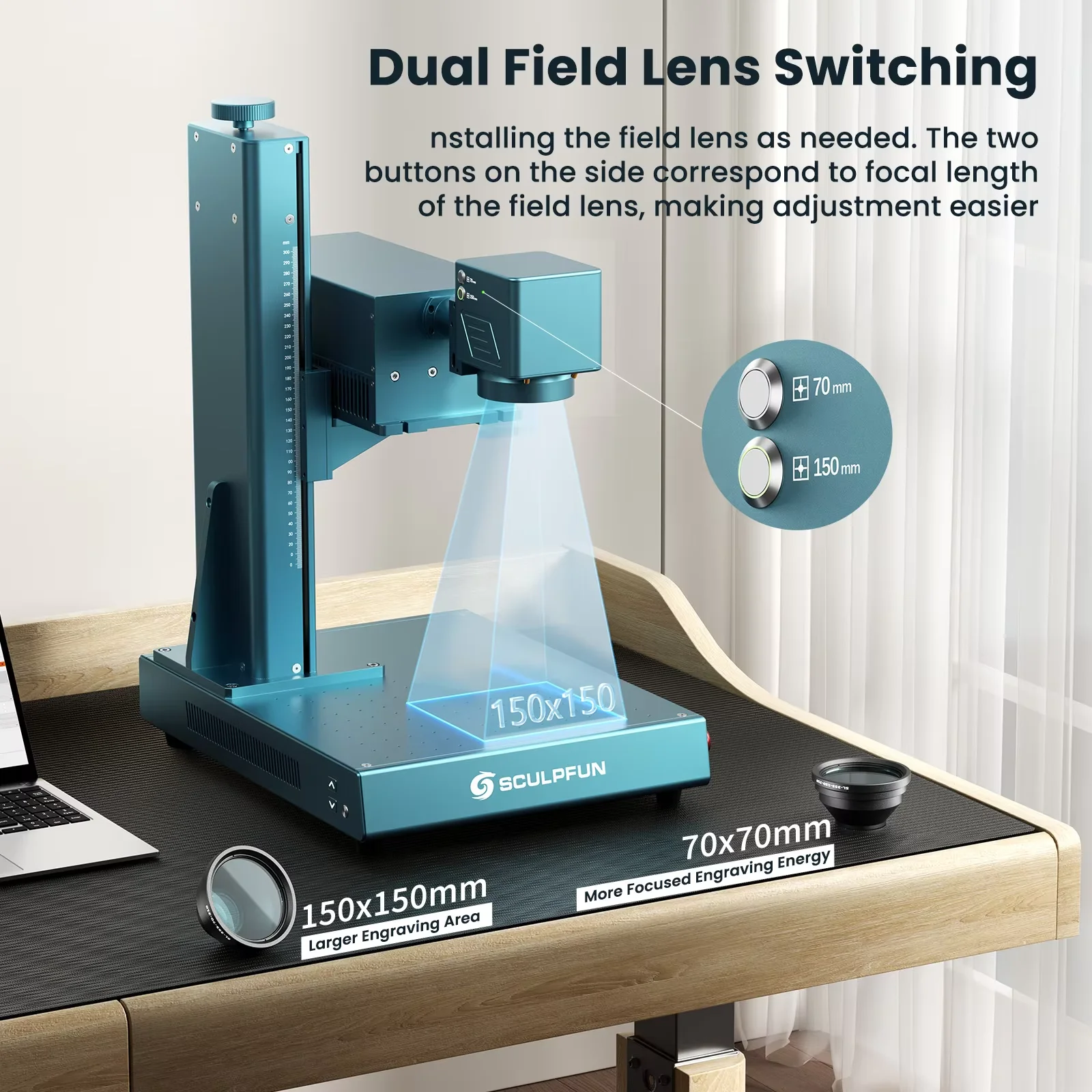Industrial Laser Engraving Machine For Metal - Gravador a Laser UV SCULPFUN V5