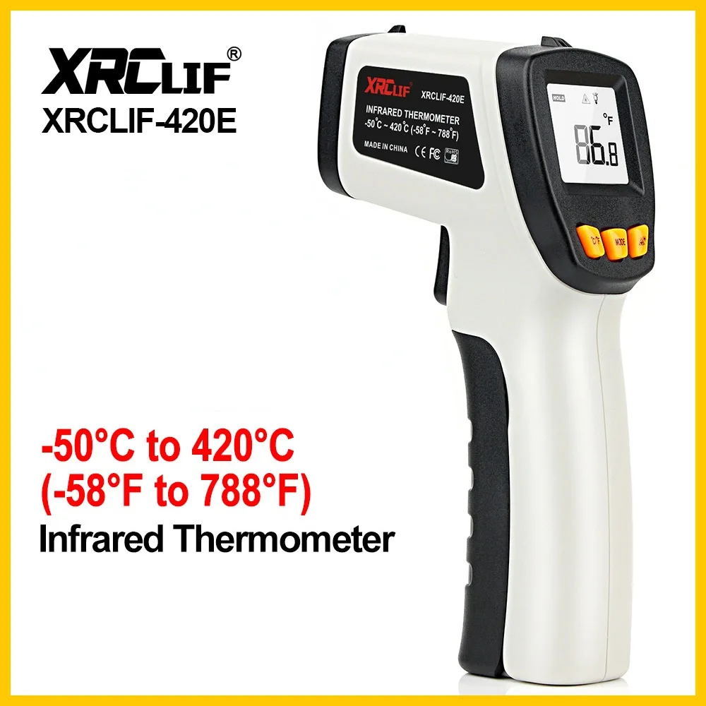 Industrial Handheld Laser - XRCLIF Termômetro infravermelho Pirômetro sem contato