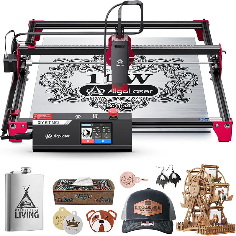 Industrial Acrylic Laser Cutter - Algolaser diy mesa 40*43cm cnc cortador