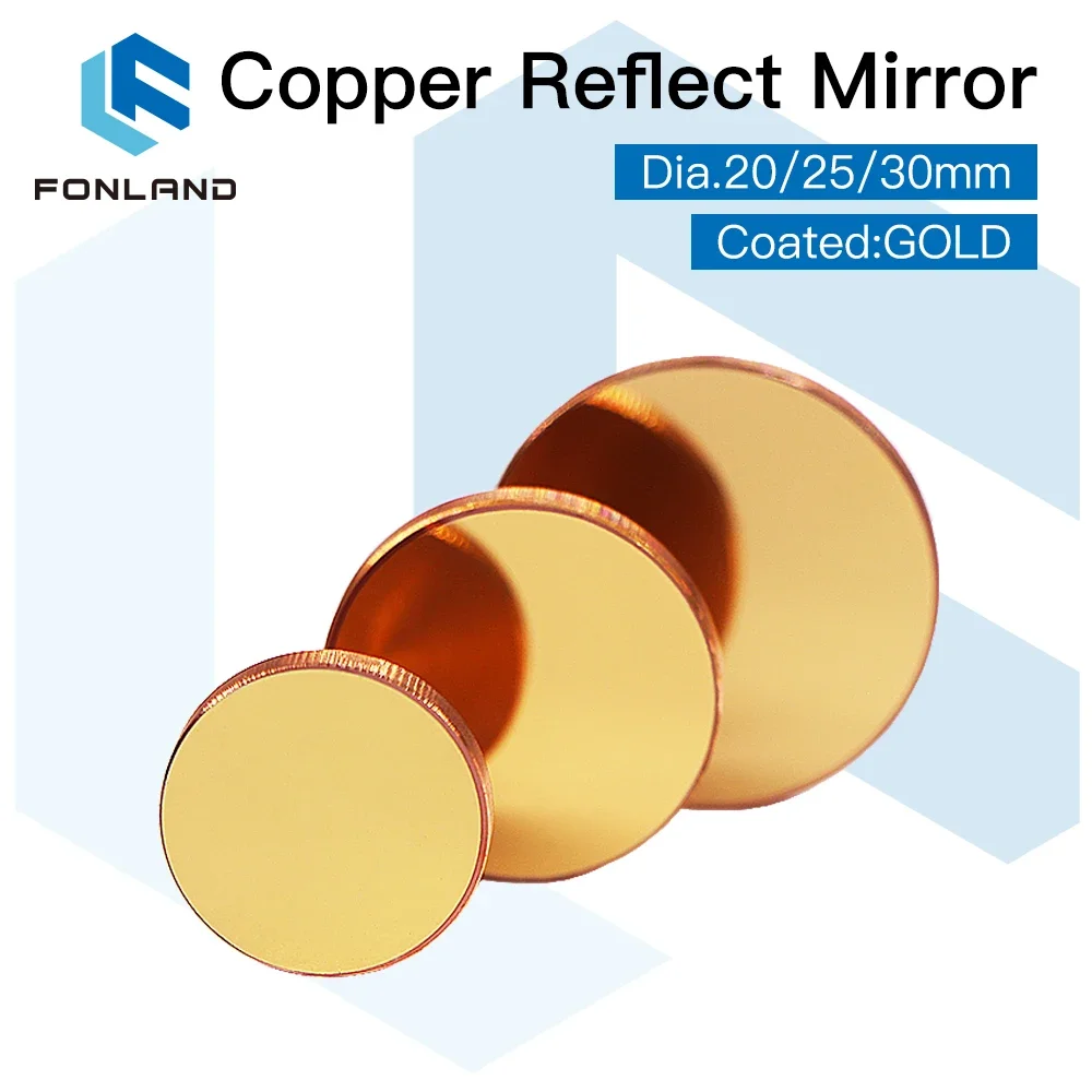 Co2 Laser Mirror - 3 pçs fonland cobre refletir espelho