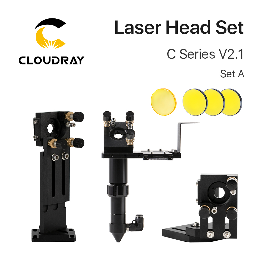 Co2 Laser Mirror - Cloudray conjunto de cabeça laser co2