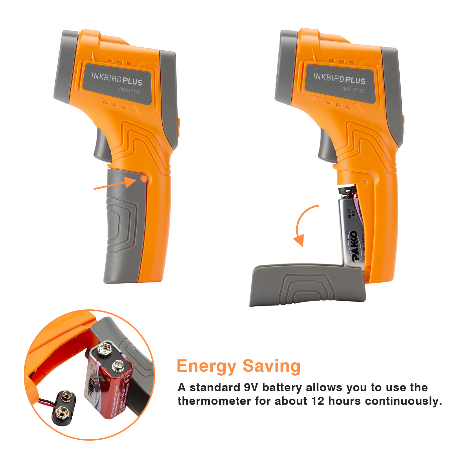 Inkbird laser termômetro infra - Industrial Handheld Laser avaliação e preço