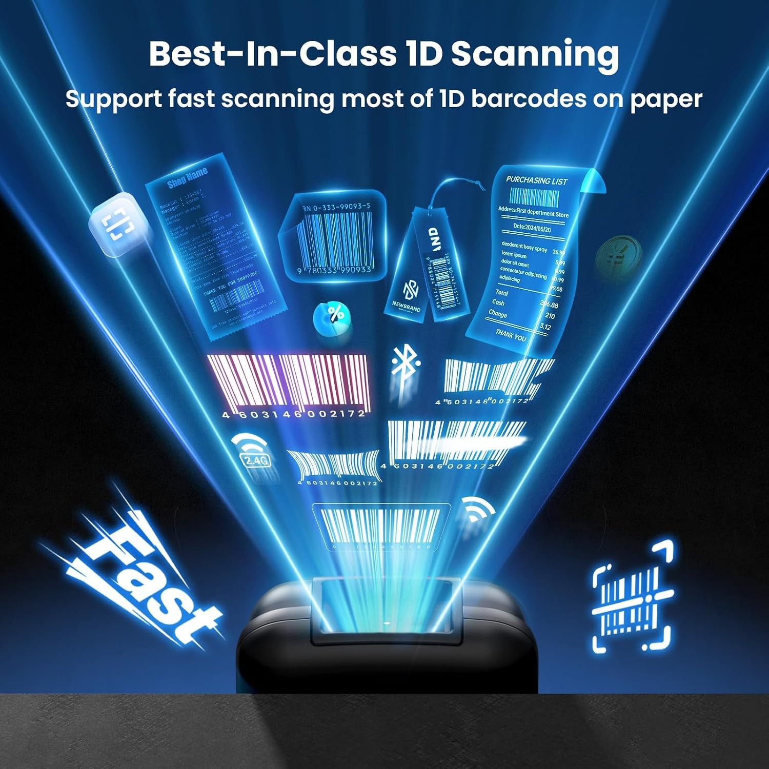 EYOYO Mini Scanner de Código d - Industrial Laser Beam avaliação e preço