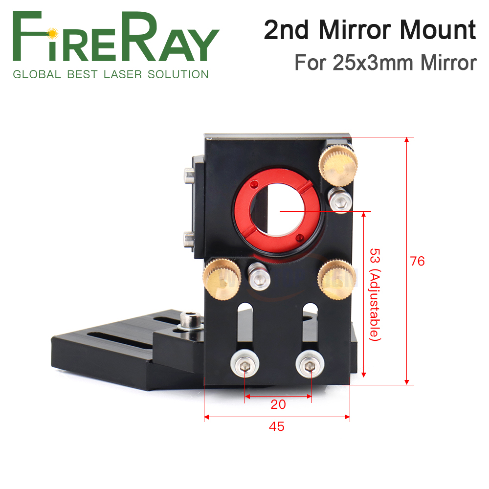 FireRay CO2 Laser Mount Espelh - Co2 Laser Mirror avaliação e preço