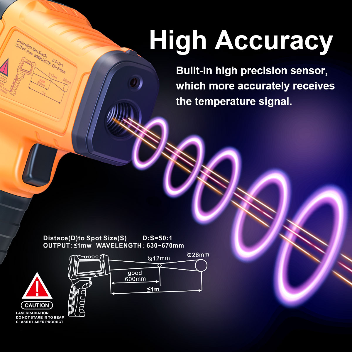 Dt1000 dt1600 termômetro infra - Industrial Handheld Laser avaliação e preço