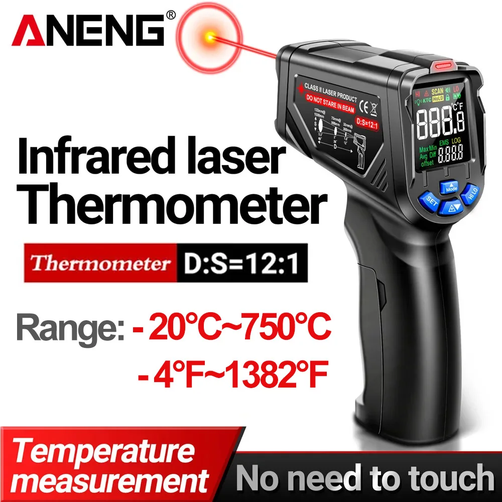 Termômetro a Laser Infravermel - Industrial Handheld Laser avaliação e preço