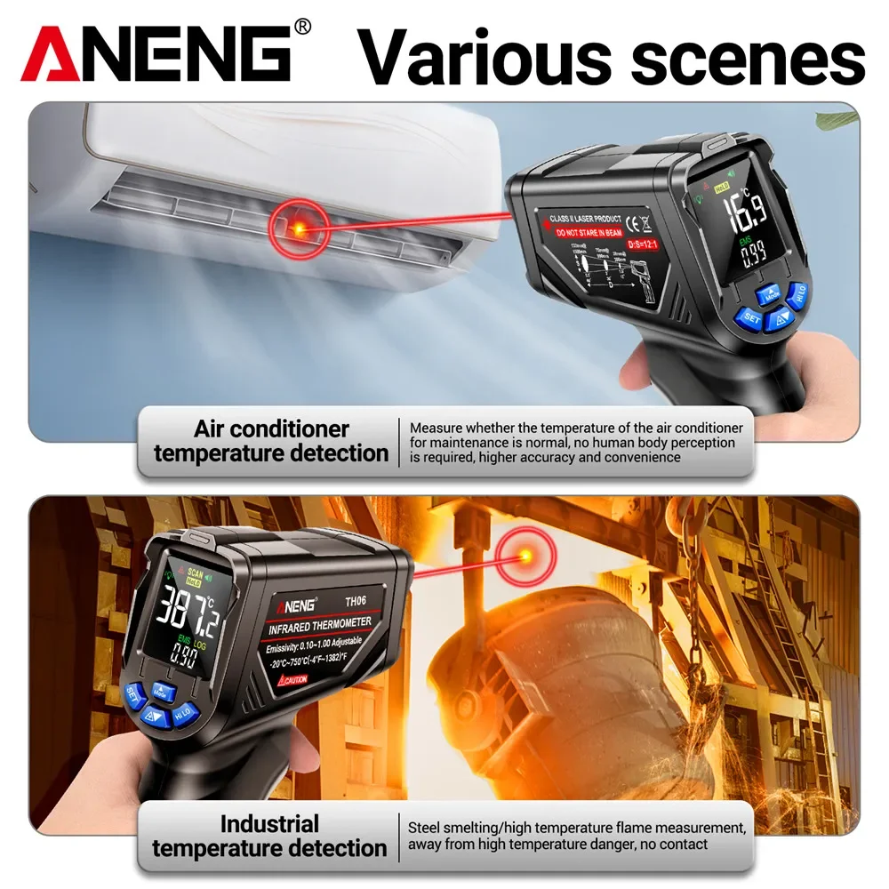 Termômetro a Laser Infravermel - Industrial Handheld Laser avaliação e preço