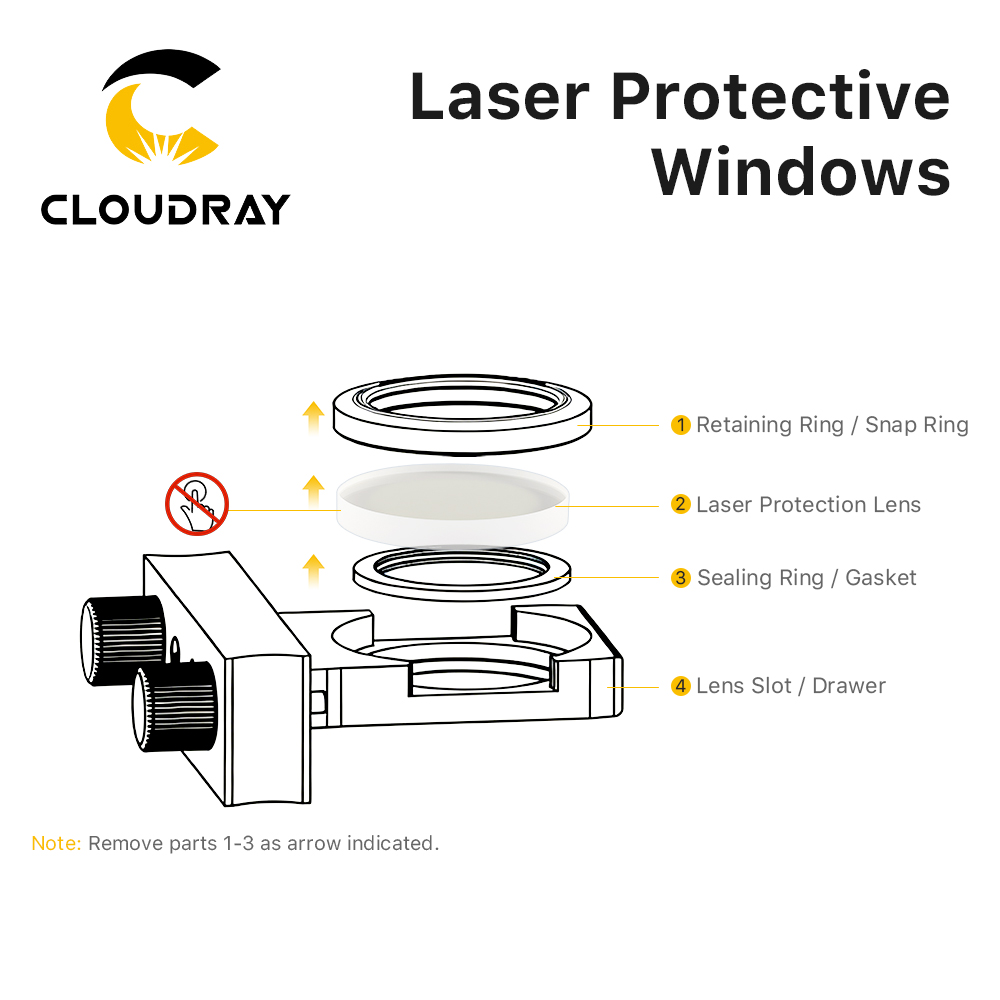 Cloudray 10PCS Lentes Ópticas  - Co2 Laser Mirror avaliação e preço