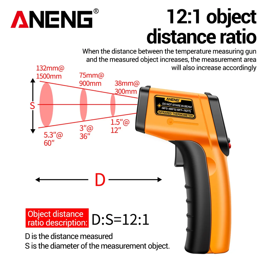 Termômetro Infravermelho Digit - Industrial Handheld Laser avaliação e preço