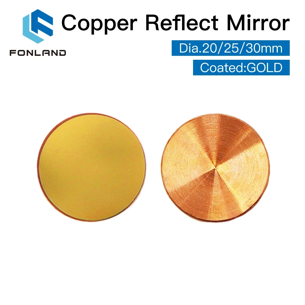 3 pçs fonland cobre refletir e - Co2 Laser Mirror avaliação e preço
