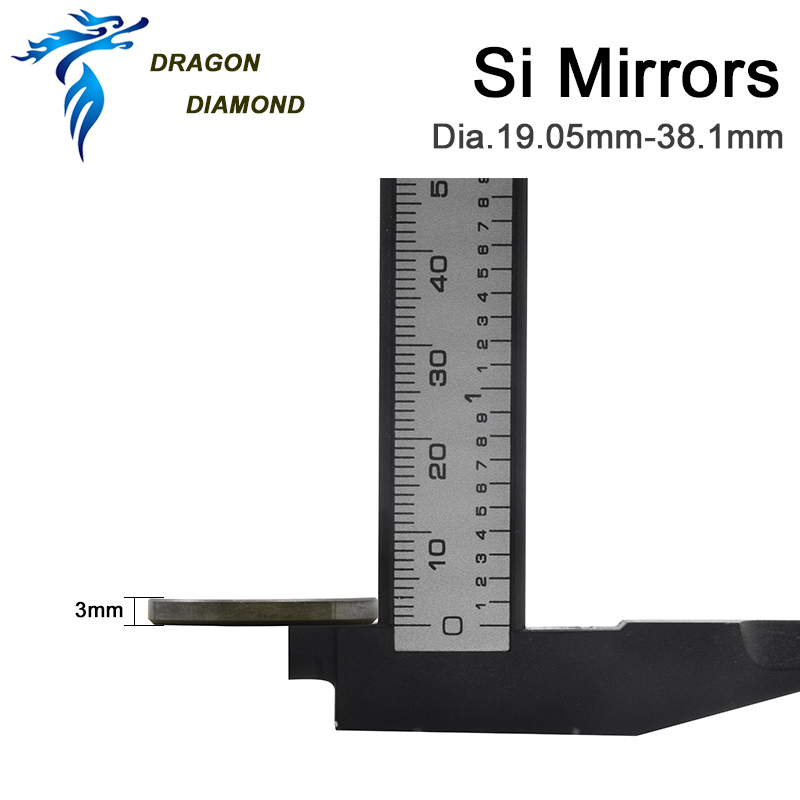 Dragão diamante 3 pçs silício  - Co2 Laser Mirror avaliação e preço