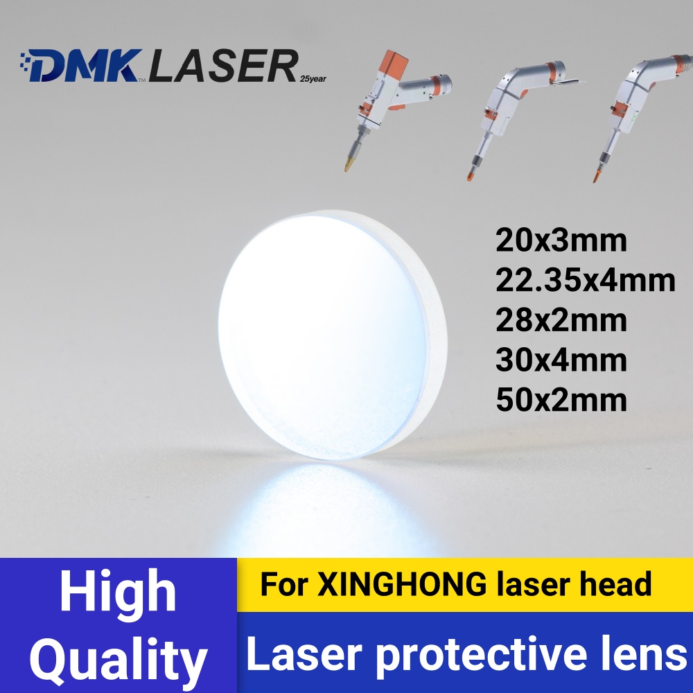 Dmk xinghong lente protetora a - Industrial Laser Head avaliação e preço