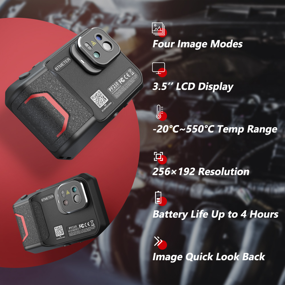 Câmera Térmica Portátil 256x19 - Industrial Handheld Laser avaliação e preço