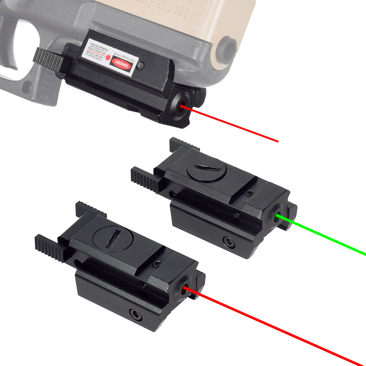 Mira laser tática com ponto ve - Industrial Laser Pointer avaliação e preço